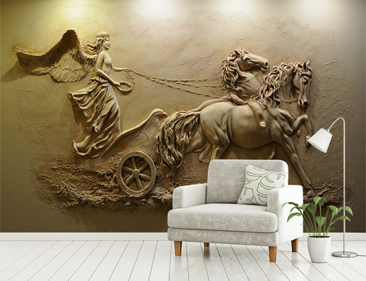 3D Mural Clay Wall Art