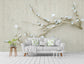 3D white floral design wallpaper - view 2