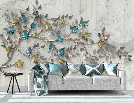 3D Effect Branches Wallpaper