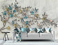 3D effect branches wallpaper