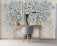 Black and grey 3D tree wallpaper - view 2