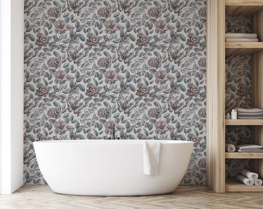 Peach Color Rose Flowers Wallpaper