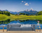 Lake and Forest Landscape Custom Wallpaper