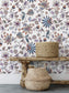 Embroidery Pattern Decorative Floral Wallpaper Rolls