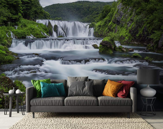 Marvelous Waterfall 3D Wallpaper