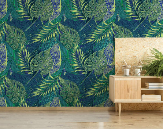 Exotic Plants Stylish Trendy Tropical Wallpaper Rolls