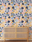Botanical Florals Hand Painted Wallpaper Rolls