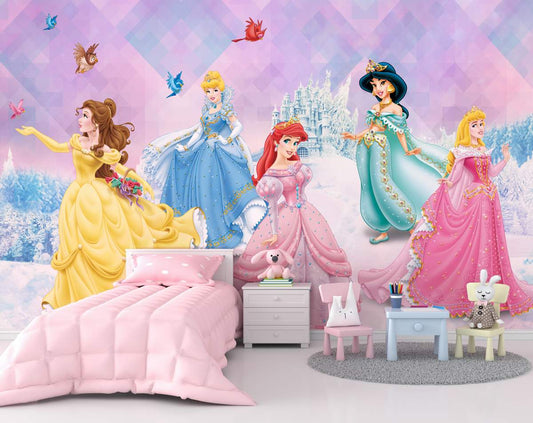 Cute Barbie Girl Room Wallpaper