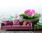Large lotus in water wallpaper