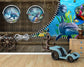 Underwater Sea With Shark Kids 3D Wallpaper