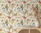 Birds and Butterfly Wallpaper