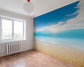 Living Room - 3D Sea Wave With Beach Wallpaper