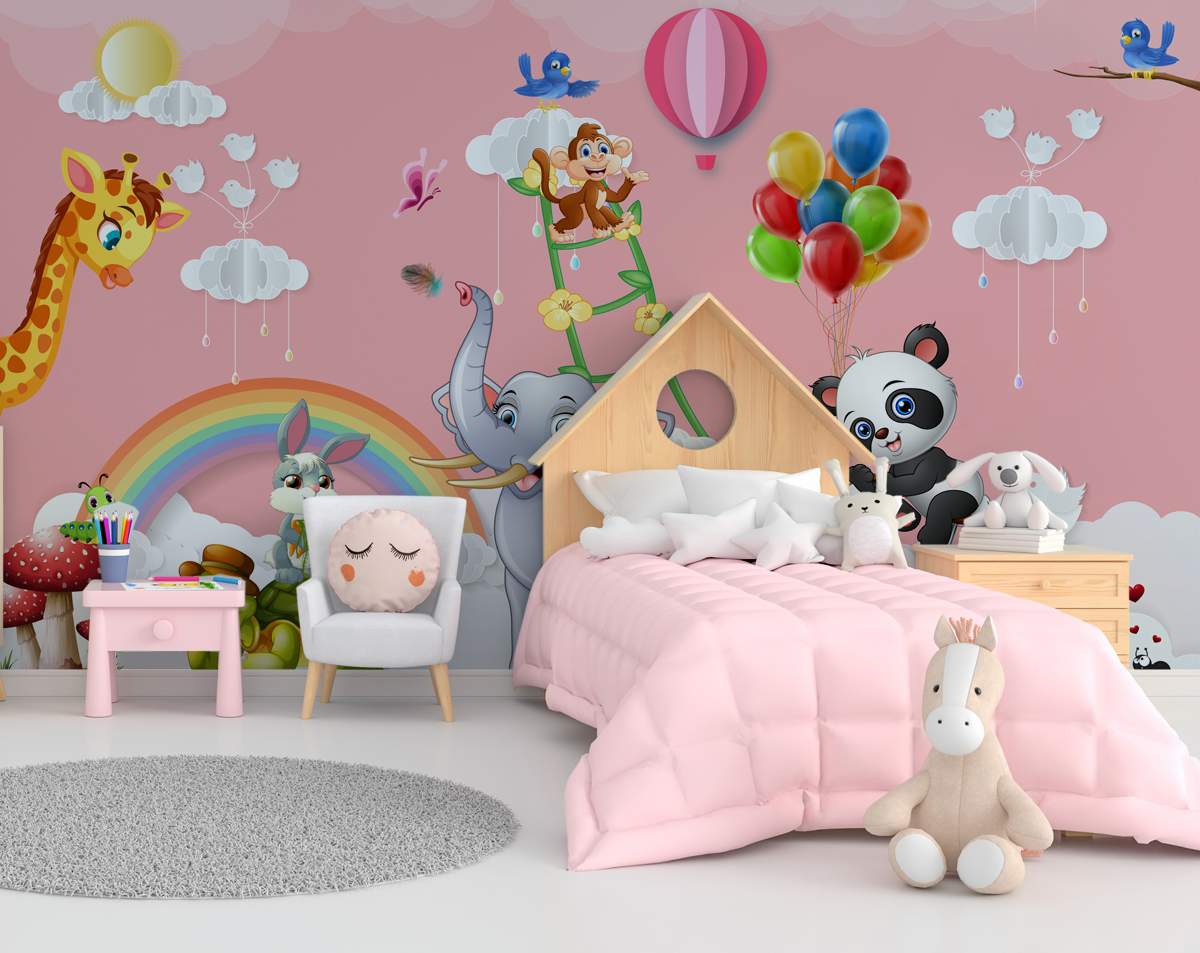 Child Room Playroom Nursery Bedroom Wallpaper