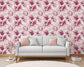 Pink Roses Floral Wallpaper Rolls