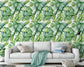 Watercolour Jungle Tropical Leaves Hand Painted Wallpaper Rolls