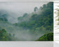 Foggy mountain forest landscape wallpaper - view 3