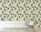 Hand Drawn Olive Tree Branches Botanical Wallpaper