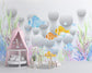 Deep sea fish 3D kids wallpaper - view 2
