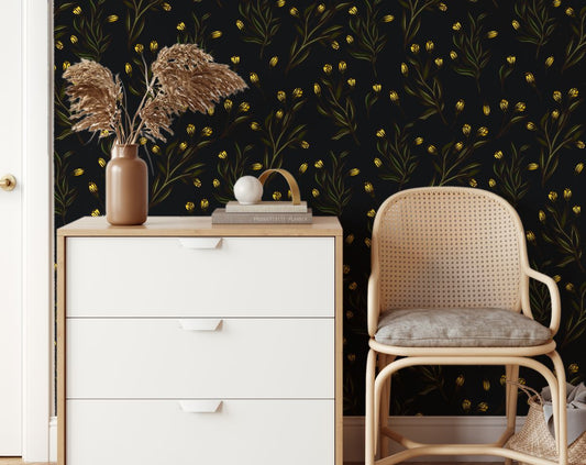 Luxury Floral & Botanical Multicolor Wallpaper