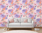 Colorful Rose Floral Wallpaper Rolls