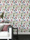 Wild Flower Hand Drawn Floral Bedroom and living Wallpaper Rolls