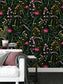 Vintage Floral Pattern Wallpaper, Wild Flowers Wallpaper