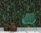 Tropical Jungle Leaves Design Wallpaper
