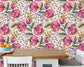 Beautiful Pink Flower Home Decor Wall Art Wallpaper