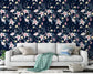 White Lili Floral  Wallpaper Rolls