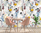 Flower And Leaves Botanical Wallpaper Rolls