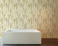 Stylish Trendy Beige Feathers Hand Drawn Wallpaper Rolls