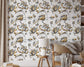 Luxury Golden Rose Floral Wallpaper Rolls
