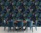 Tropical Multicolor Leaves Botanical Wallpaper