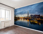 City view evening skyline wallpaper - view 3