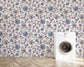 Embroidery Pattern Decorative Floral Wallpaper Rolls