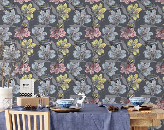 colorfull Flowers Floral Wallpaper