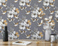 Golden White Humming Bird Wallpaper Rolls