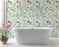 Watercolor Wild Flowers Floral Wallpaper