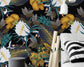 Vintage Flower White and Yellow Tropical Wallpaper Rolls