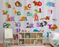 ABC alphabet animals nursery wallpaper - view 3