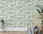 Mint Leaf Stripes Decorative Wallpaper Rolls