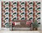 Abstract Leaves Style Rolls Wallpaper