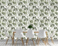 Beautiful leaves pattern wallpaper