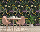Hand drawn wild flowers wallpaper - view 2