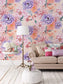 Colorful Rose Floral Wallpaper Rolls