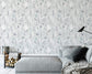Grey feather white background wallpaper - view 3