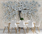 Black and grey 3D tree wallpaper - view 4