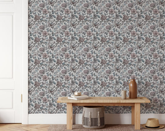 Peach Color Rose Flowers Wallpaper