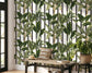 Banana Tree Leaves Wallpaper For Living Rooms Decoration