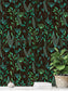 Tropical Jungle Leaves Design Wallpaper